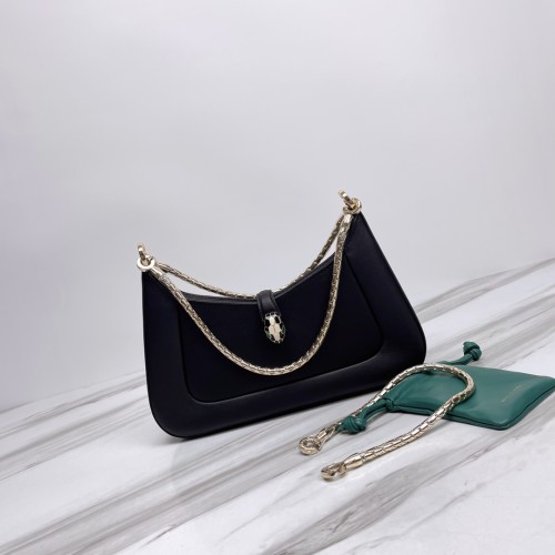  Handbags Bvlgari 293208 size:27.5*18*3.5 cm