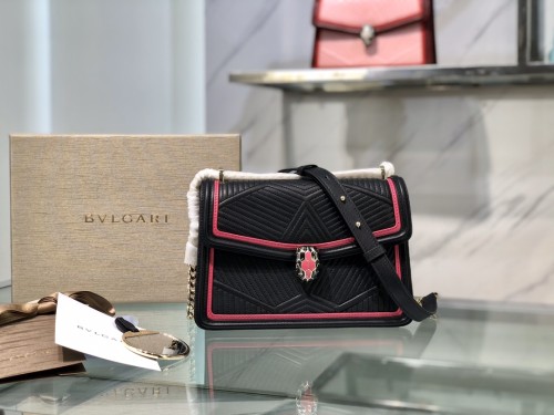  Handbags Bvlgari 288656 size:24*16*6.5 cm