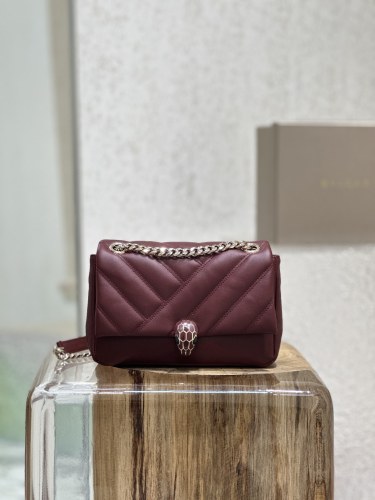  Handbags Bvlgari 287993 size:22.5*15*10 cm
