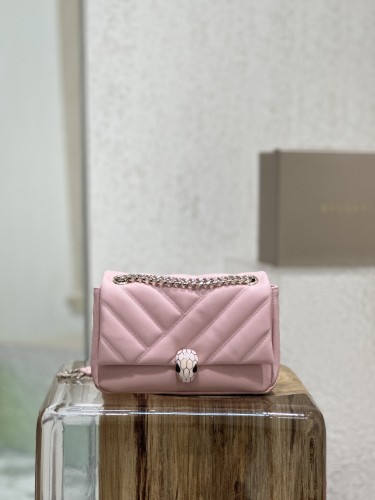  Handbags Bvlgari 287993 size:22.5*15*10 cm