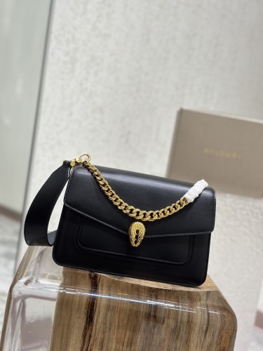 Handbags Bvlgari 290767 size:25*17*8 cm
