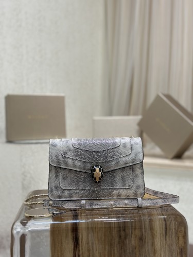  Handbags Bvlgari 38102 size:22*13*6 cm