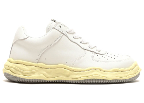 Maison Mihara Yasuhiro Wayne Leather Low White Cream Sole