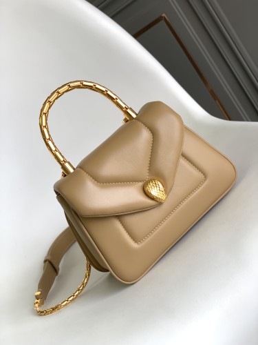  Handbags Bvlgari SERPENTI REVERSE size:22.5*15*7 cm