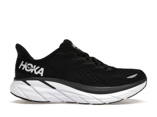 Shoes Hoka One One Clifton 8 Black White (Women's)