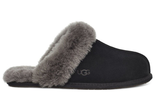 UGG Scuffette II Slipper Black Grey (Women's)