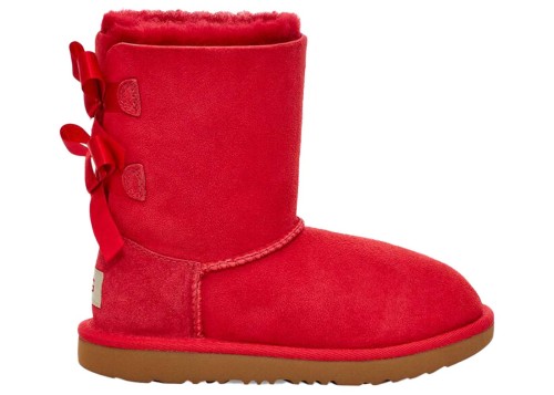 UGG Bailey Bow II Boot Ribbon Red (Toddler)