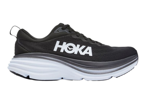 Hoka One One Bondi 8 Black White