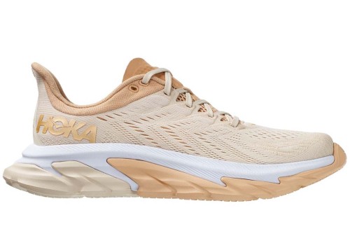 Hoka One One Clifton Edge Almond Milk Beige