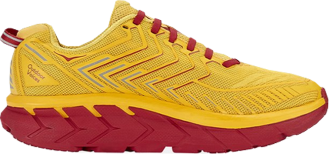 Hoka One One OV Clifton Lemon Chrome Goji Berry (Women's)