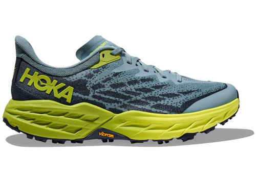 Hoka One One Speedgoat 5 Stone Blue Dark Citron