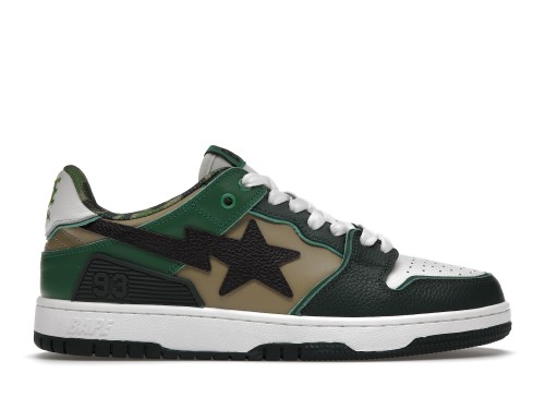 A Bathing Ape Bape SK8 Sta ABC Camo Green (2022)