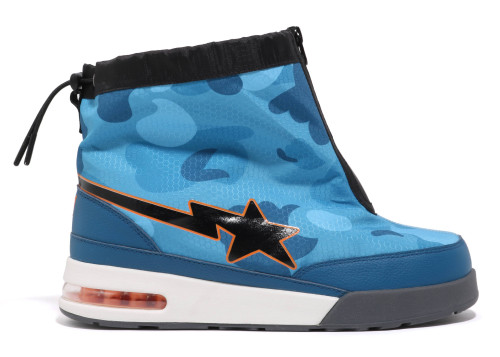 A Bathing Ape Zip Road Sta Honeycomb Camo Blue