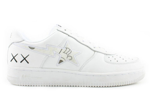 A Bathing Ape Bape Sta Low KAWS White