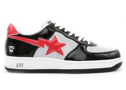 A Bathing Ape Bape Sta Low Baby Milo Grey Red