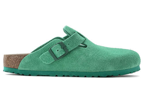 Birkenstock Boston Suede Bold Green