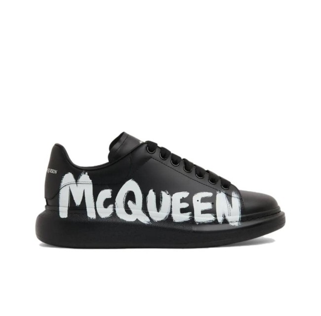 Alexander McQueen Oversized Graffiti Black