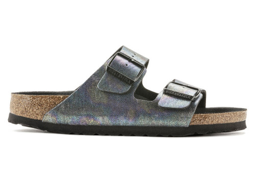 Birkenstock Arizona Microfiber Black Iridescent (Women's)