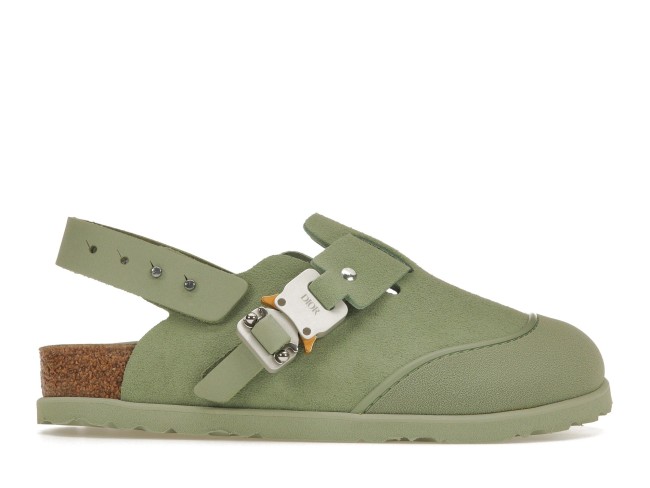 Dior by Birkenstock Mule Tokio Pastel Green Nubuck Calfskin