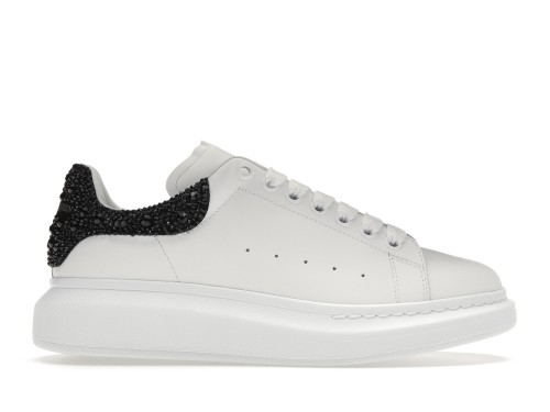 Alexander McQueen Oversized White Black Crystals