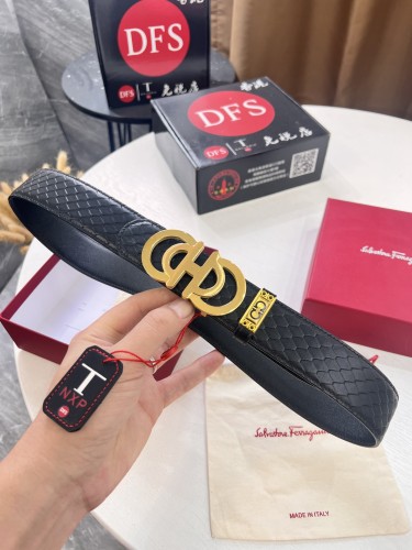 Streetwear Belt Ferragamo 321890 size:3.5cm