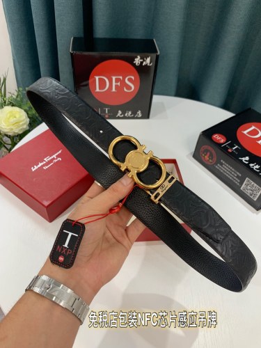 Streetwear Belt Ferragamo 319223 size:3.5cm