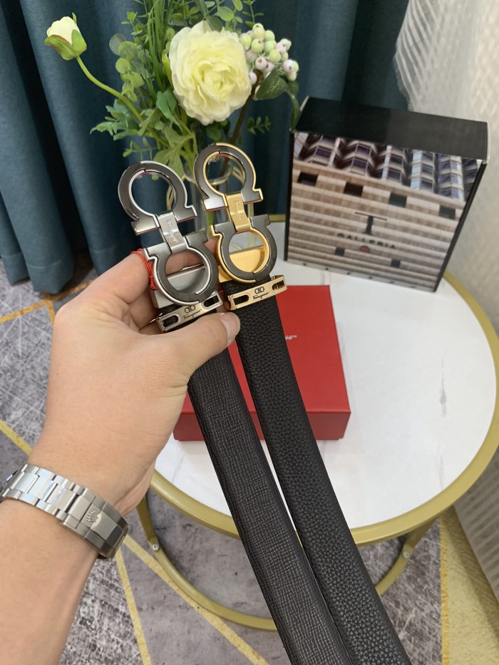 Streetwear Belt Ferragamo 319102 size:3.5cm