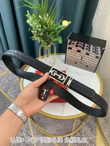 Streetwear Belt Ferragamo 319119 size:3.5cm