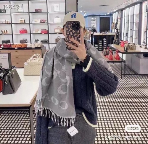 Streetwear Scarf COACH 325640 size:195×53cm