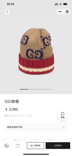 Streetwear Hat Gucci 329382