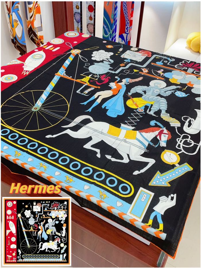 Streetwear Scarf Hermes 328741 SIZE:140cm*140cm