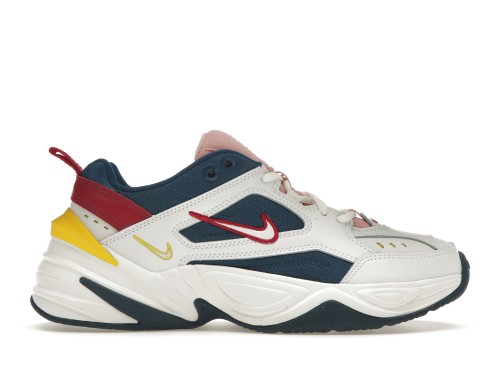 Nike M2K Tekno Blue Force Summit White Chrome Yellow (Women's)