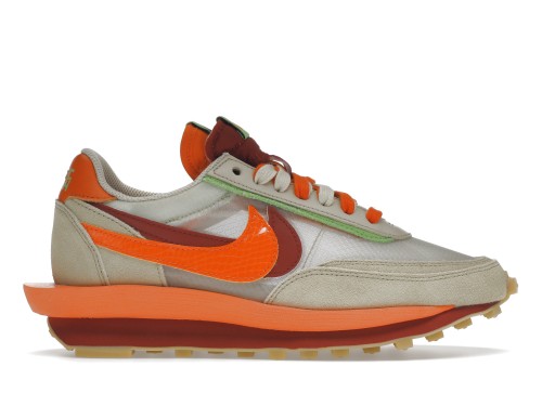 Nike LD Waffle sacai CLOT Kiss of Death Net Orange Blaze