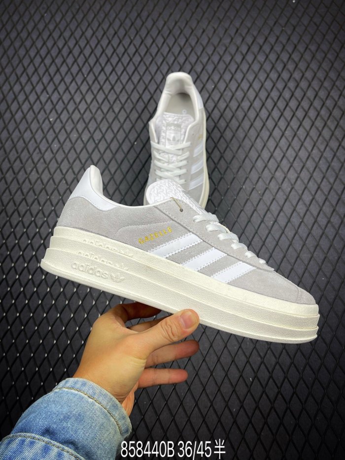 adidas Gazelle Bold Grey White (Women's)