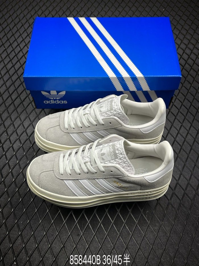 adidas Gazelle Bold Grey White (Women's)