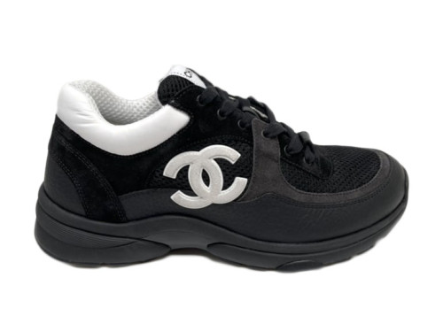Chanel Low Top Trainer Black White (Women's)