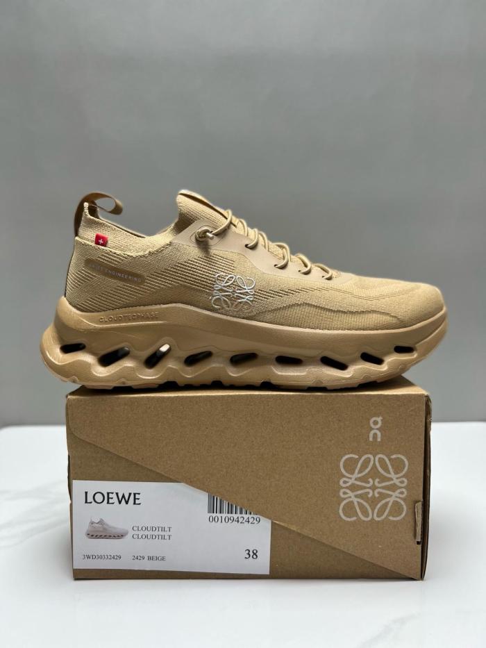 LOEWE Cloudtilt Low Top Casual Shoes Light Umber