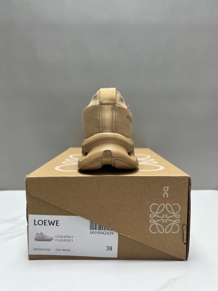 LOEWE Cloudtilt Low Top Casual Shoes Light Umber