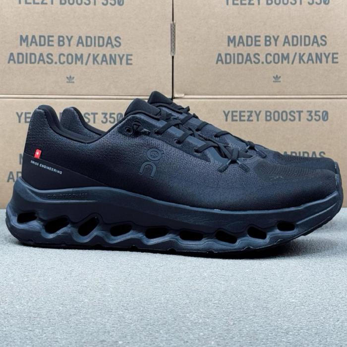 On Anti Slip Wear Resistant Low Top Casual Running Shoes Men's Black