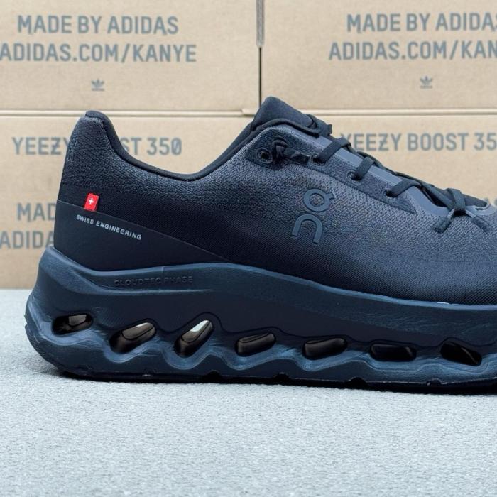 On Anti Slip Wear Resistant Low Top Casual Running Shoes Men's Black