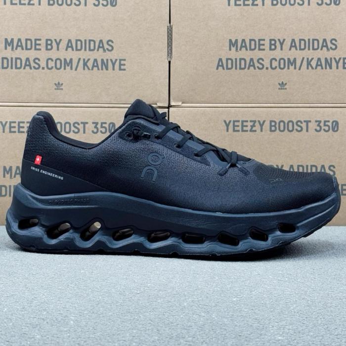 On Anti Slip Wear Resistant Low Top Casual Running Shoes Men's Black