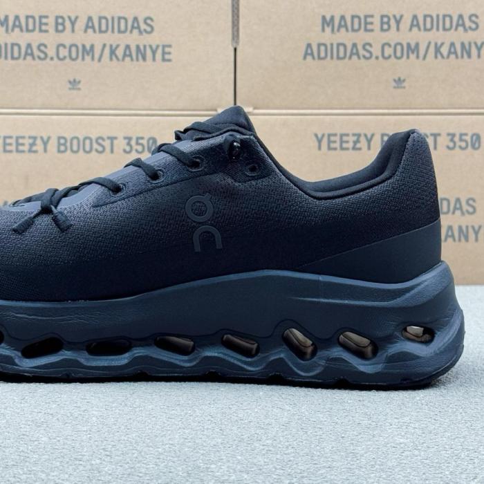 On Anti Slip Wear Resistant Low Top Casual Running Shoes Men's Black