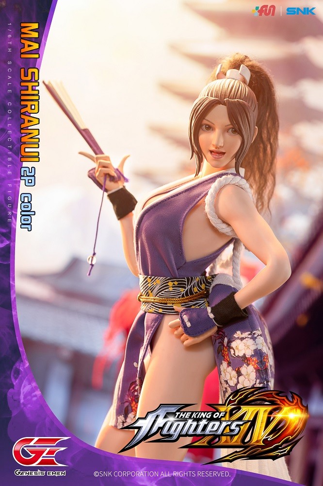 (In Stock)Genesis Emen King of Fighters Mai Shiranui 1/6 Seamless Movable Figure KOF-MS02