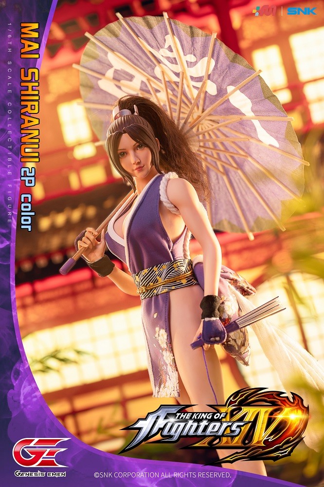 (In Stock)Genesis Emen King of Fighters Mai Shiranui 1/6 Seamless Movable Figure KOF-MS02