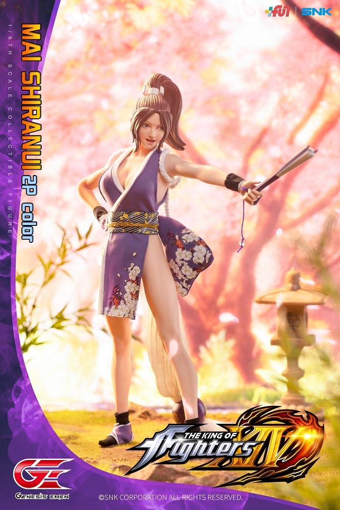 (In Stock)Genesis Emen King of Fighters Mai Shiranui 1/6 Seamless Movable Figure KOF-MS02