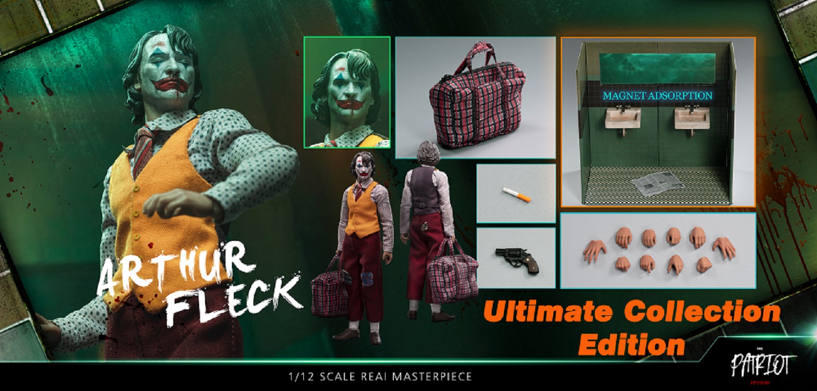 The Patriot Studio 1/12 Arthur Fleck Joker Joaquin Phoenix