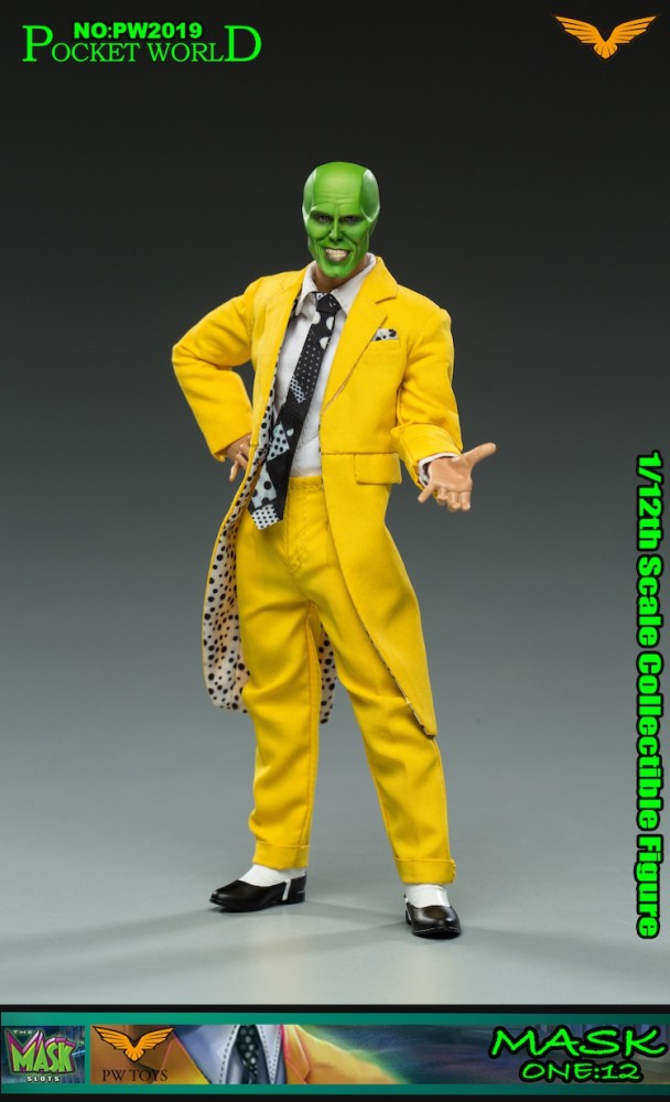 US$ 138.00 - (Pre-Order)PWTOYS 1/12 The Mask Jim Carrey Figure 