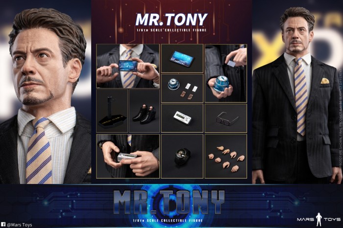 (In Stock)Mars Toys Mr. Tony MAT006 1/6 scale collection figure
