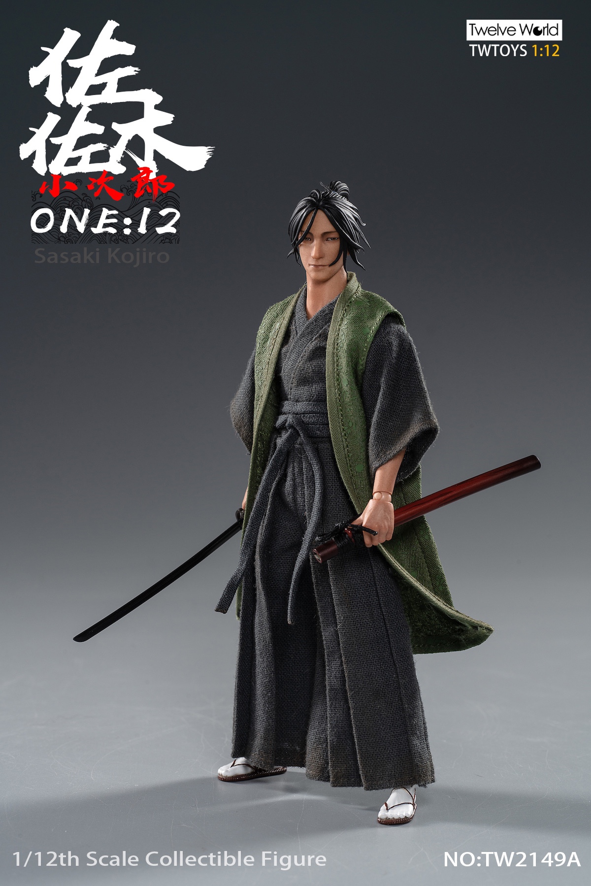 US$ 112.00 - (Pre-Order)TWTOYS 1/12 scale Sasaki Kojiro 6 inch