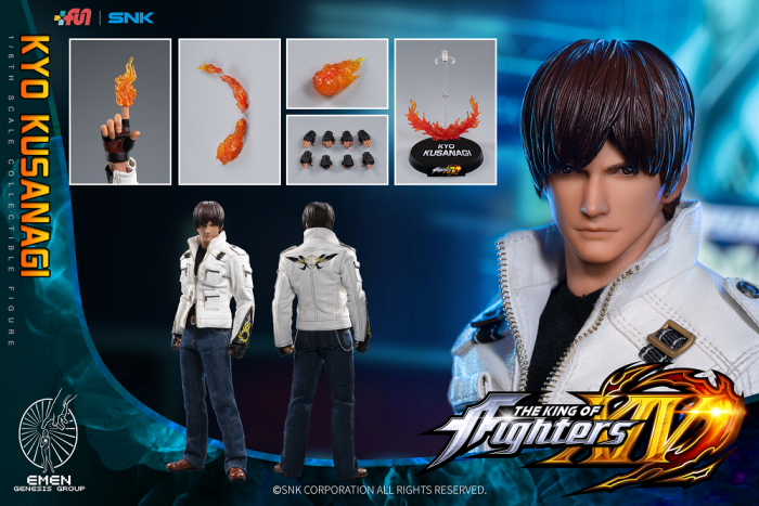 (In Stock)Genesis Emen King of Fighters XIV 1/6 Scale Collectible Figure Kyo Kusanagi KOF-KY01